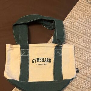 Gymshark Lifestyle Club Tote - Green and Cream